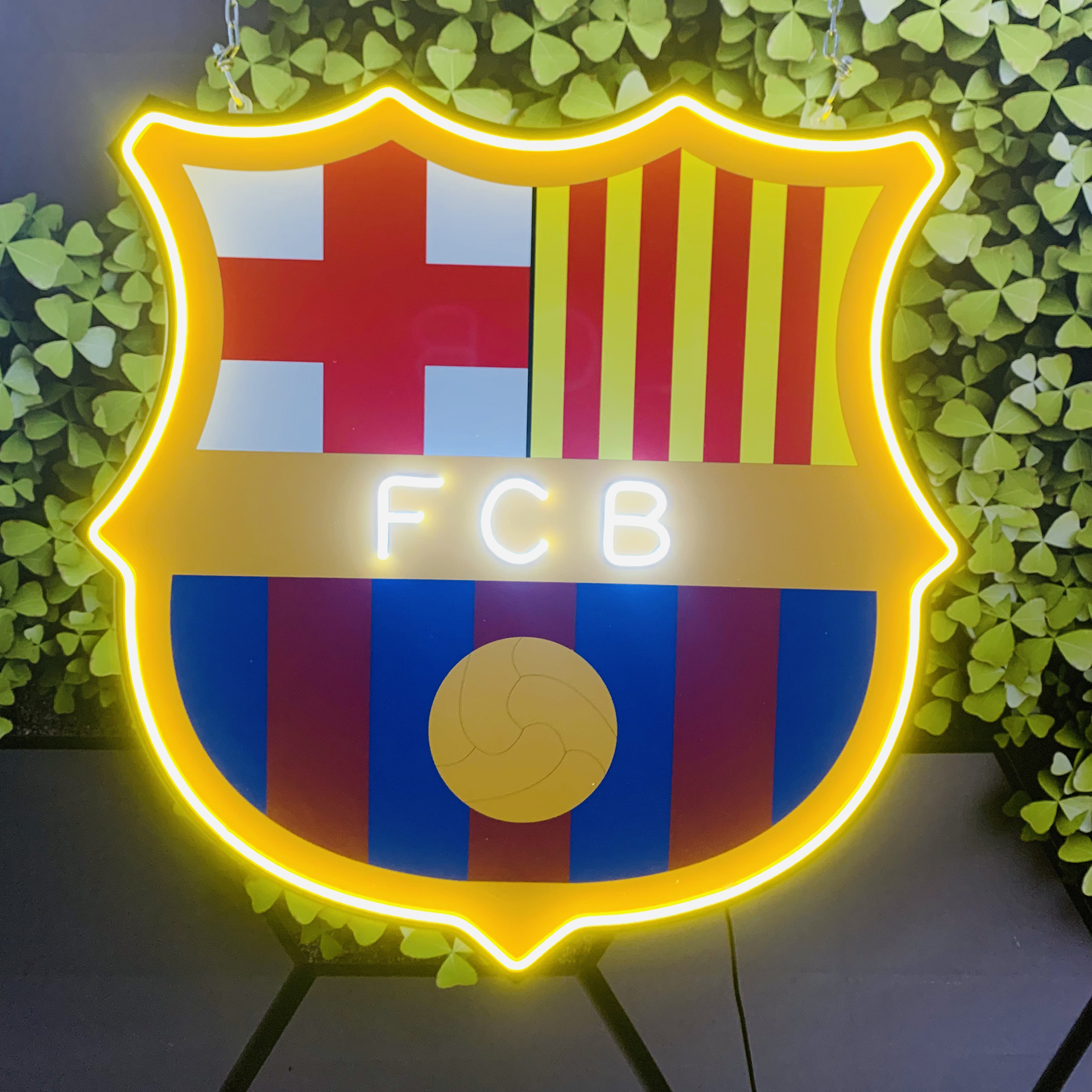 Barcelona FCB Logo Neon-Like LED Sign