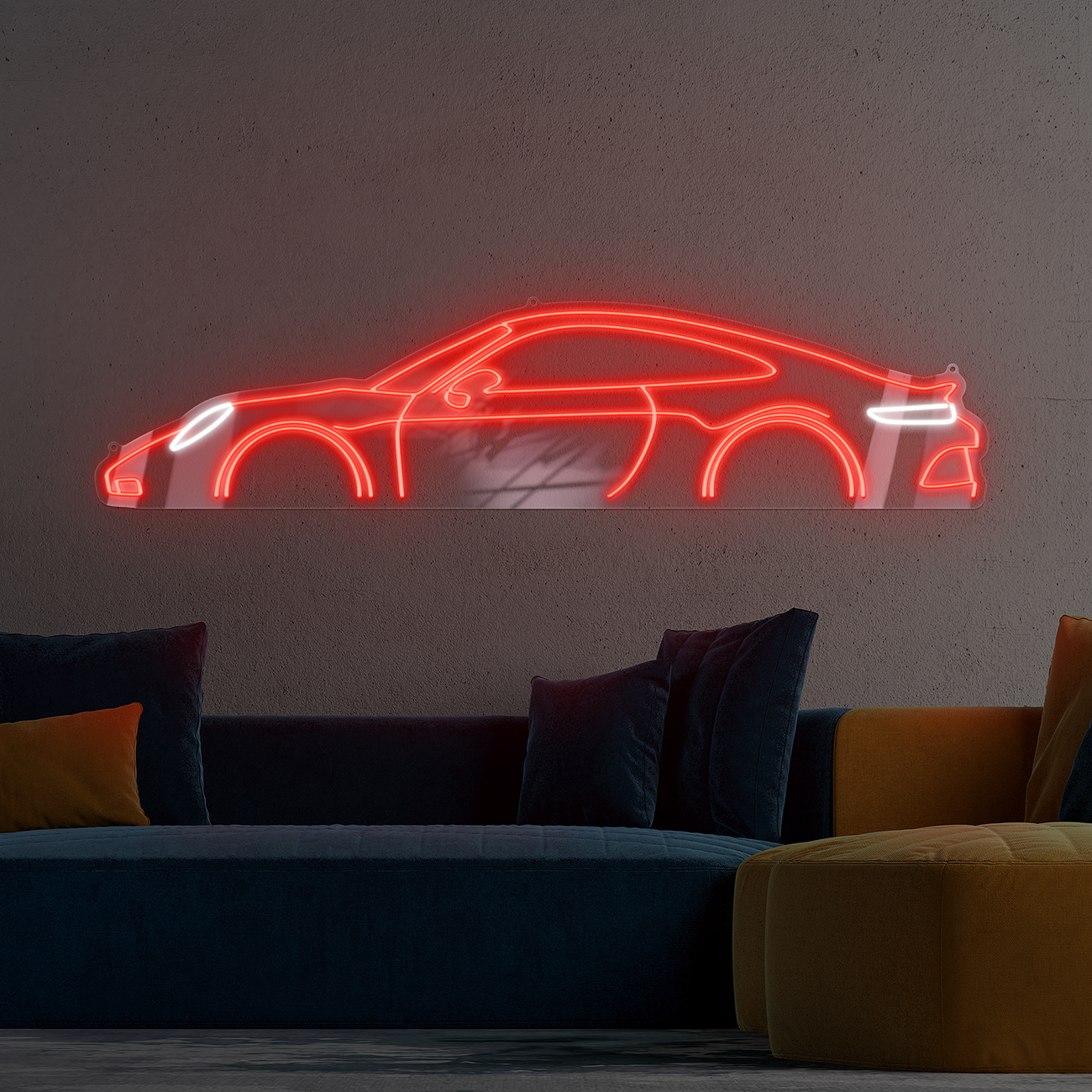 Porsche GT3 neon sign 